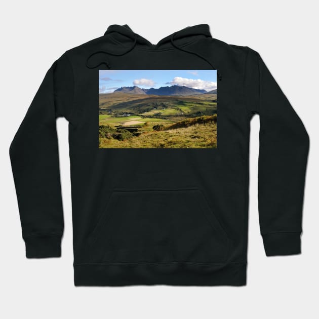 Looking towards the Black Cuillins - Isle of Skye, Scotland Hoodie by richflintphoto